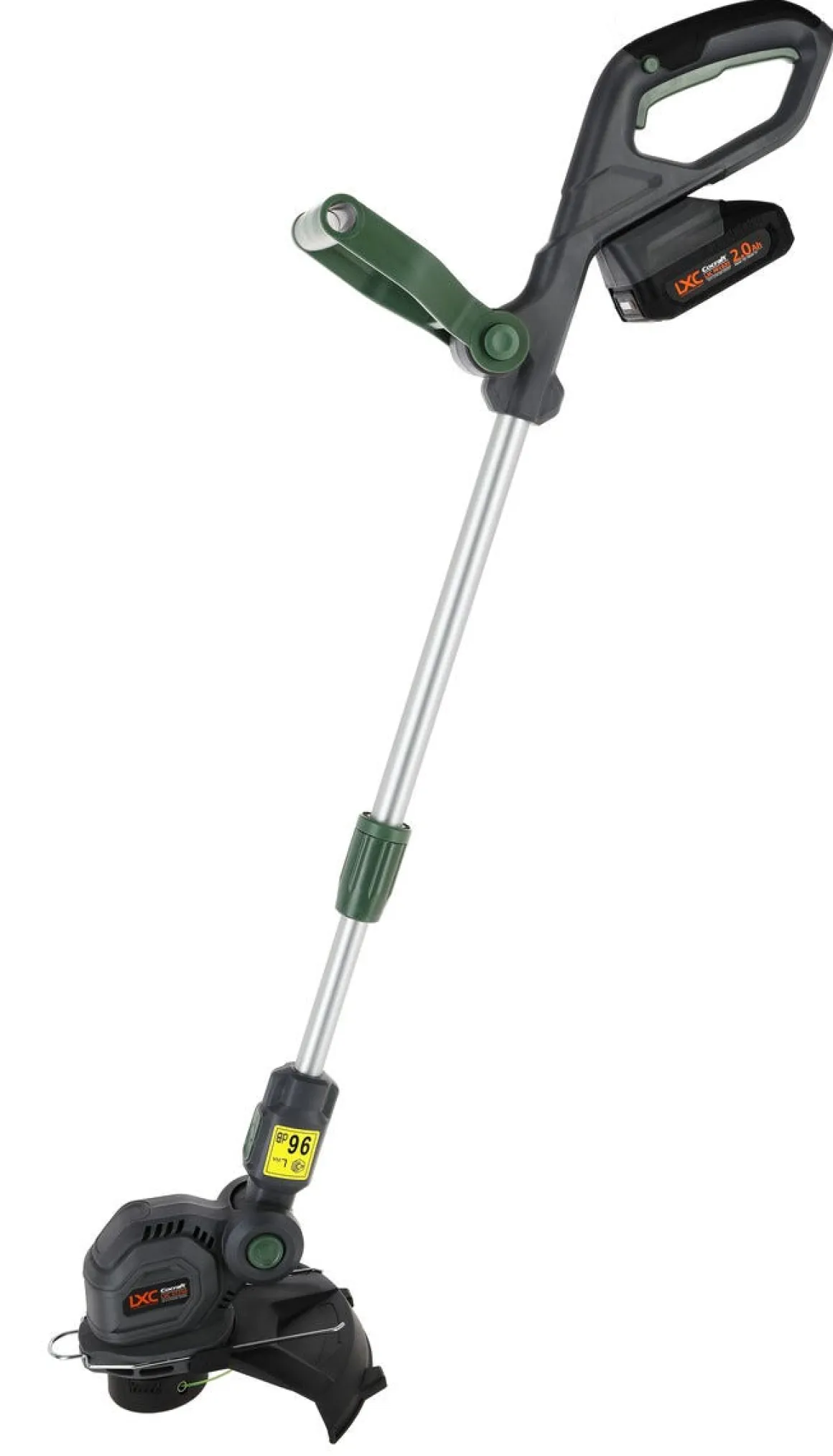 Cocraft LXC gresstrimmer 18 V, med 1 batteri GT250