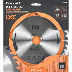 Cocraft LXC sagblad for batteridrevet gjærsag 216 x 30