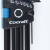 Cocraft nøkkelsett, tommer, 9 deler