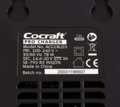 Cocraft PRO Edition C1830 batterilader
