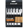 Cocraft senterbor 10, 12, 16, 18, 20, 25 mm, 6 deler