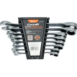 Cocraft skrallelnøkkelsett 8–19 mm, 8 deler