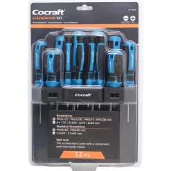 Cocraft skrutrekkere Phillips og spor, 12 deler