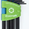 Cocraft T-nøkkelsett, 9 deler