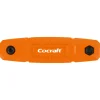 Cocraft T-nøkkelsett for Torx-skruer T9–T40, 8 deler