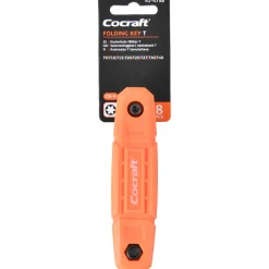 Cocraft T-nøkkelsett for Torx-skruer T9–T40, 8 deler