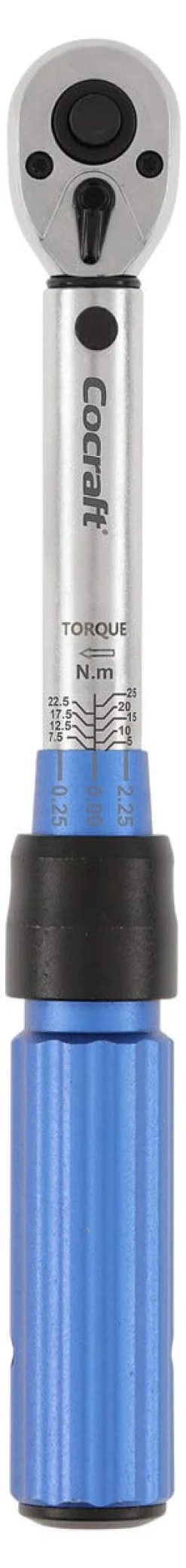 Cocraft 1/4-toms momentnøkkel 5–25 Nm