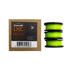 Cocraft LXC trimmerspole til gresstrimmer LXC GT250, 3-pakning