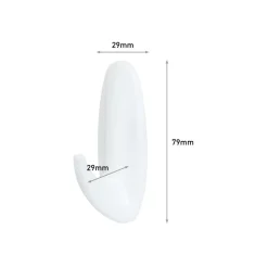 Command selvheftende kroker design, 2-pakning