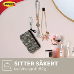 Command selvheftende krok, small
