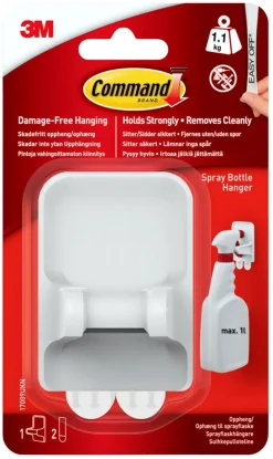 Command selvklebende oppheng/krok for sprayflasker