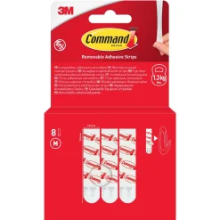 Command selvklebende strips M, universal, 1,3 kg, 8-pakning