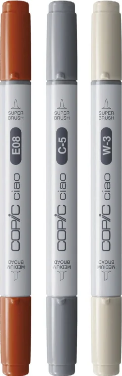 Copic Ciao Layer & Mix Architect Palette tusjer, 3-pakning