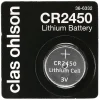 CR2450 knappcellebatteri litium 3 V