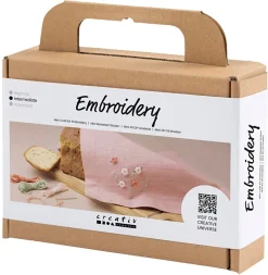 Creativ Company DIY Kit brodere serviett, nybegynner