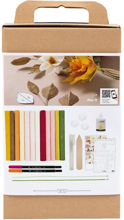 Creativ Company DIY Kit for kreppapir, blomsterbukett