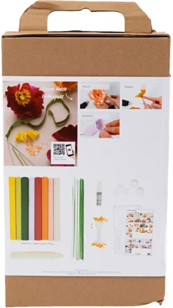 Creativ Company DIY startsett for kreppapir, blomster