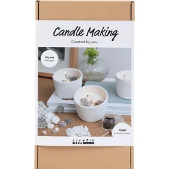 Creativ Company hobbysett for lysstøping med soyavoks