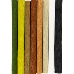 Creativ Company kreppapir natur 25x60 cm 8-pakning