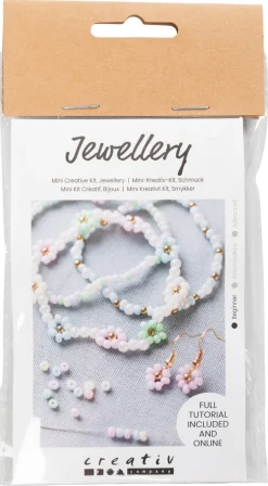 Creativ Company Mini hobbysett smykker, armbånd og øredobber