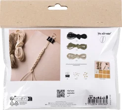 Creativ Company Mini hobbysett makramé-armbånd
