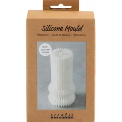 Creativ Company silikonform riflet sylinder 12,5 cm for støping