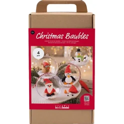 Creativ Company DIY-sett julekuler med figurer, fra 5 år
