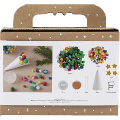Creativ Company Mini DIY Kit julepynt juletre, fra 4 år