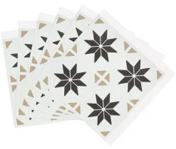 D-C-Fix selvklebende veggplater 30,5 × 30,5 cm, 6-pakning