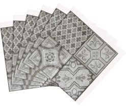 D-C-Fix selvklebende veggplater 30,5 × 30,5 cm, 6-pakning
