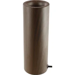 Deco bordlampe E27 metall med mørk treaktig fot, Northlight