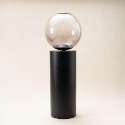 Deco gulvlampe svart metall E27, 50 cm, Northlight