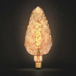 Dekorativ LED-pære kongle, E27, dimbar