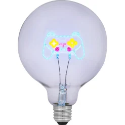 Dekorpære dimbar LED med lysende motiv E27 4 W