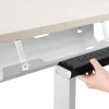 Deltaco Delo-0209s kabelkanal til skrivebord, hvit