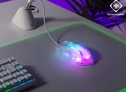 Deltaco DM330 gjennomsiktig gamingmus med RGB