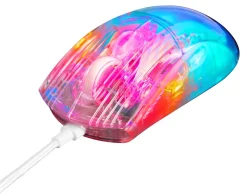 Deltaco DM330 gjennomsiktig gamingmus med RGB