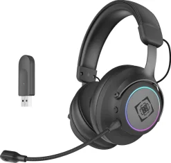 Deltaco Gaming DH440 trådløst headset med RGB
