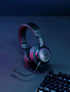 Deltaco Gaming DH440 trådløst headset med RGB