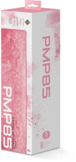 Deltaco Gaming PMP85 musematte 90 × 40 cm, rosa