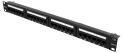 Deltaco PAN-112 Patch Panel 19" UTP x24
