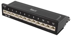 Deltaco PAN-213 Patch Panel 12xRJ45-porter