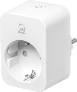 Deltaco SH-P01E16 smart plug med strømmåler, 16 A