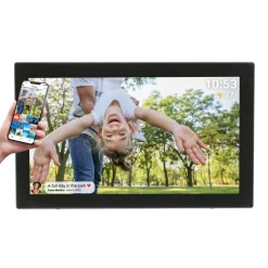 Denver PFF-2160 digital bilderamme wifi, 21,5 tommer, svart