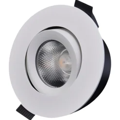 Designlight D-007 downlight LED varmhvitt 7 W IP44, hvit