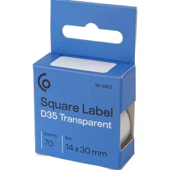 D35-etiketter, rektangulære, 14 × 30 mm, 70-pakning