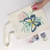 Diamond Painting-veske med sommerfugl DIY tøyveske