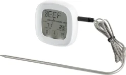 Digitalt ovnstermometer med berøringsdisplay og timer