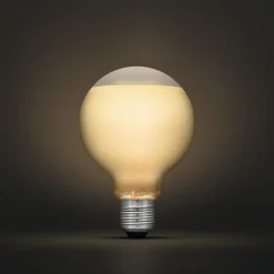 Dimbar LED dekorpære E27 3,4 W frostet glass, 80 mm