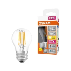 Dimbar LED-pære krone E27 Osram, varmhvit
